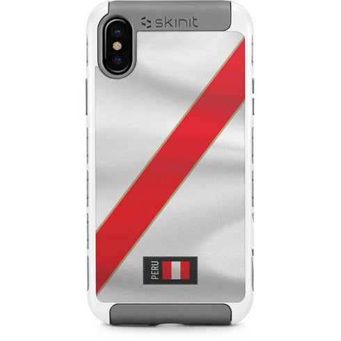 Peru Soccer Flag iPhone X/XS Cargo Case